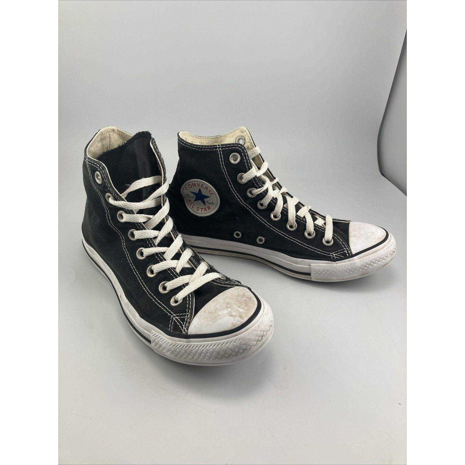Converse Chuck Taylor All Star Shoes Black High Top Canvas M9160 - Men 7/Women 9